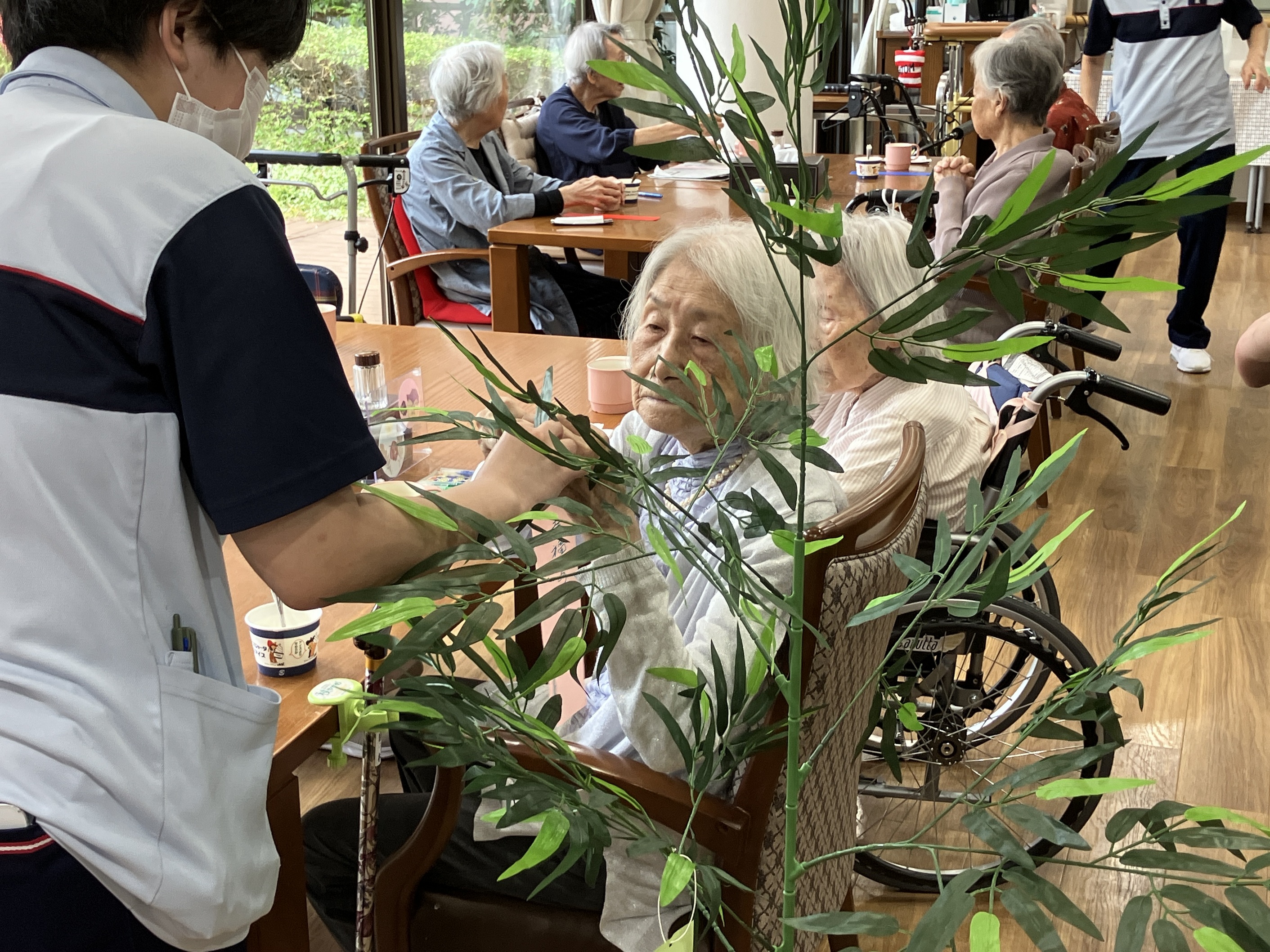 短冊に願いを込めて