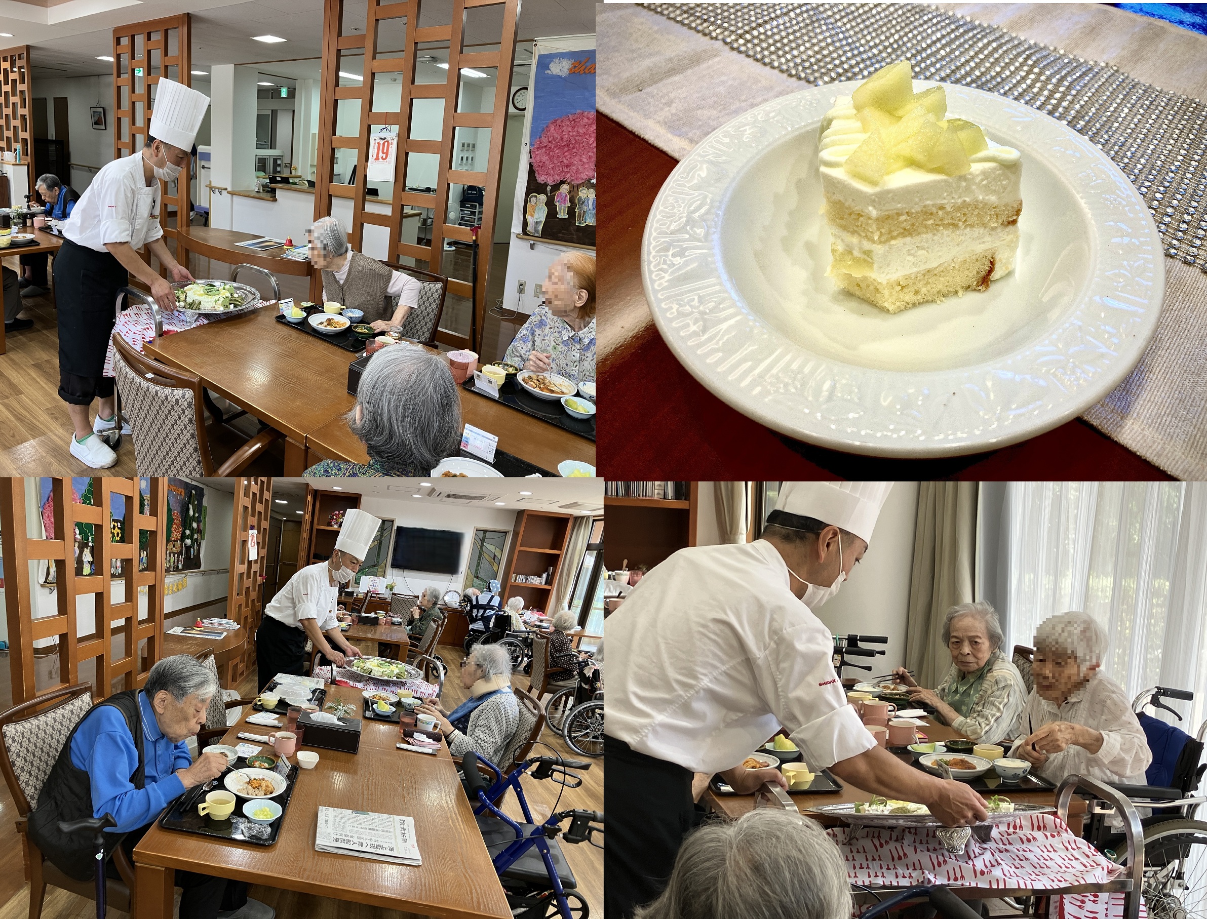 7月のお誕生日ランチ＆ケーキ