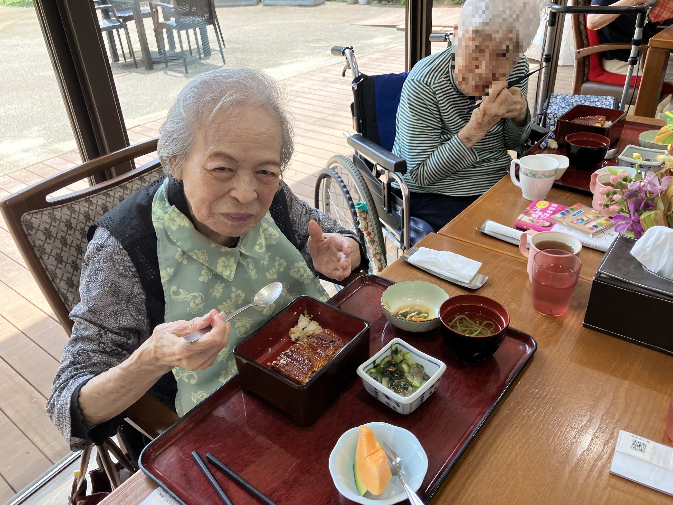 お買い物後のランチタイム～土用の丑の日～