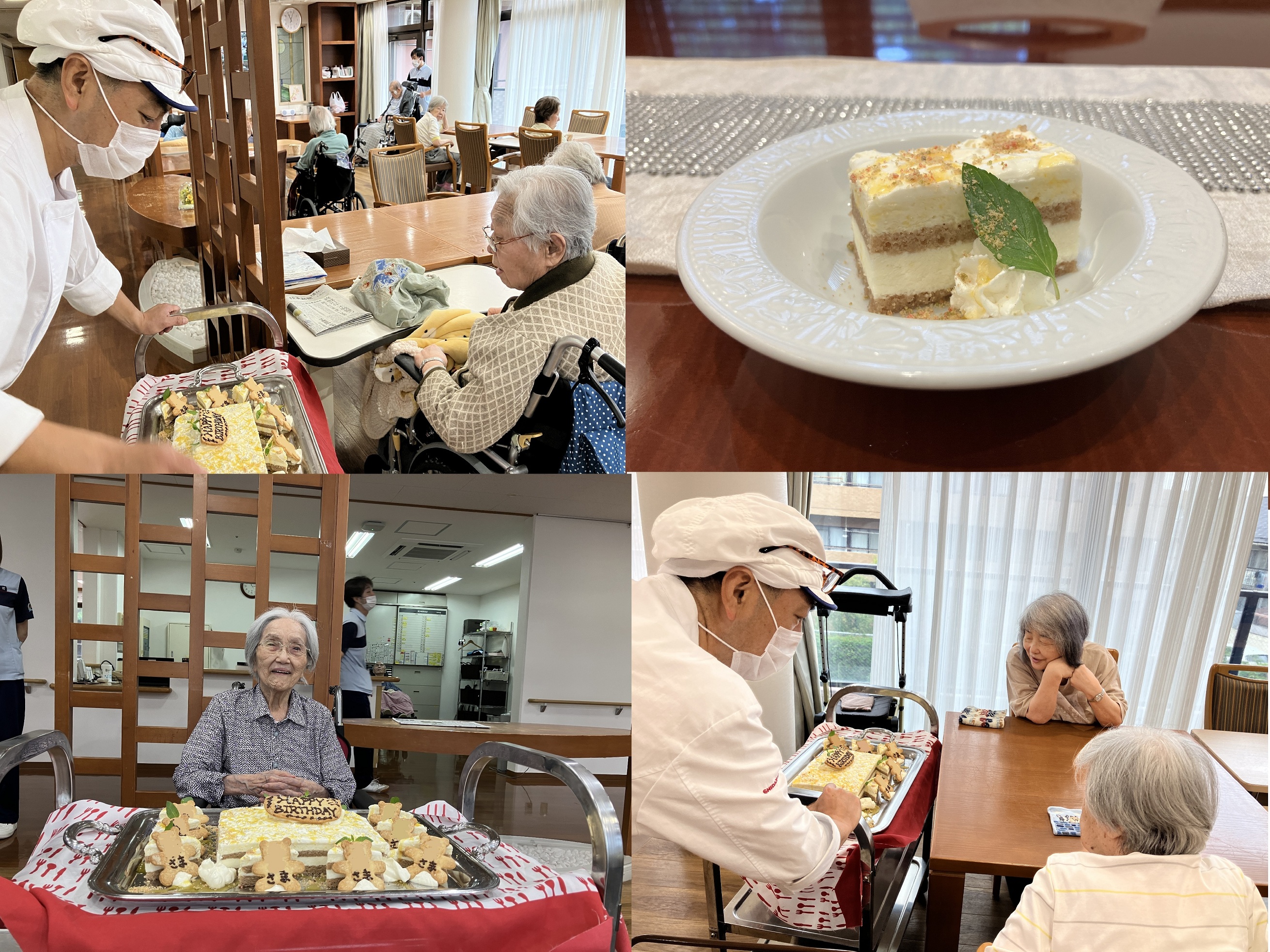 8月のお誕生日ランチ＆ケーキ