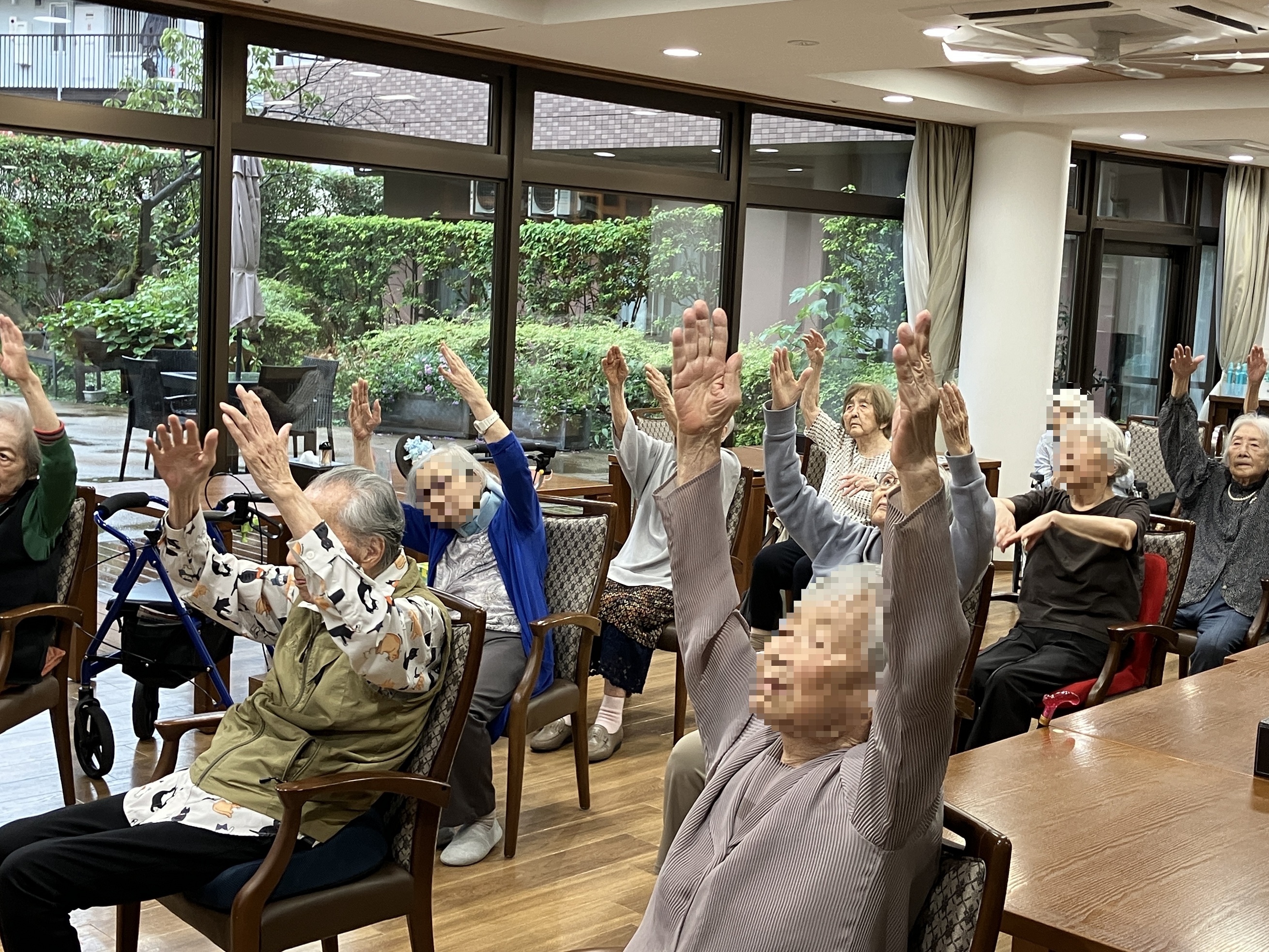 雨の日のラジオ体操