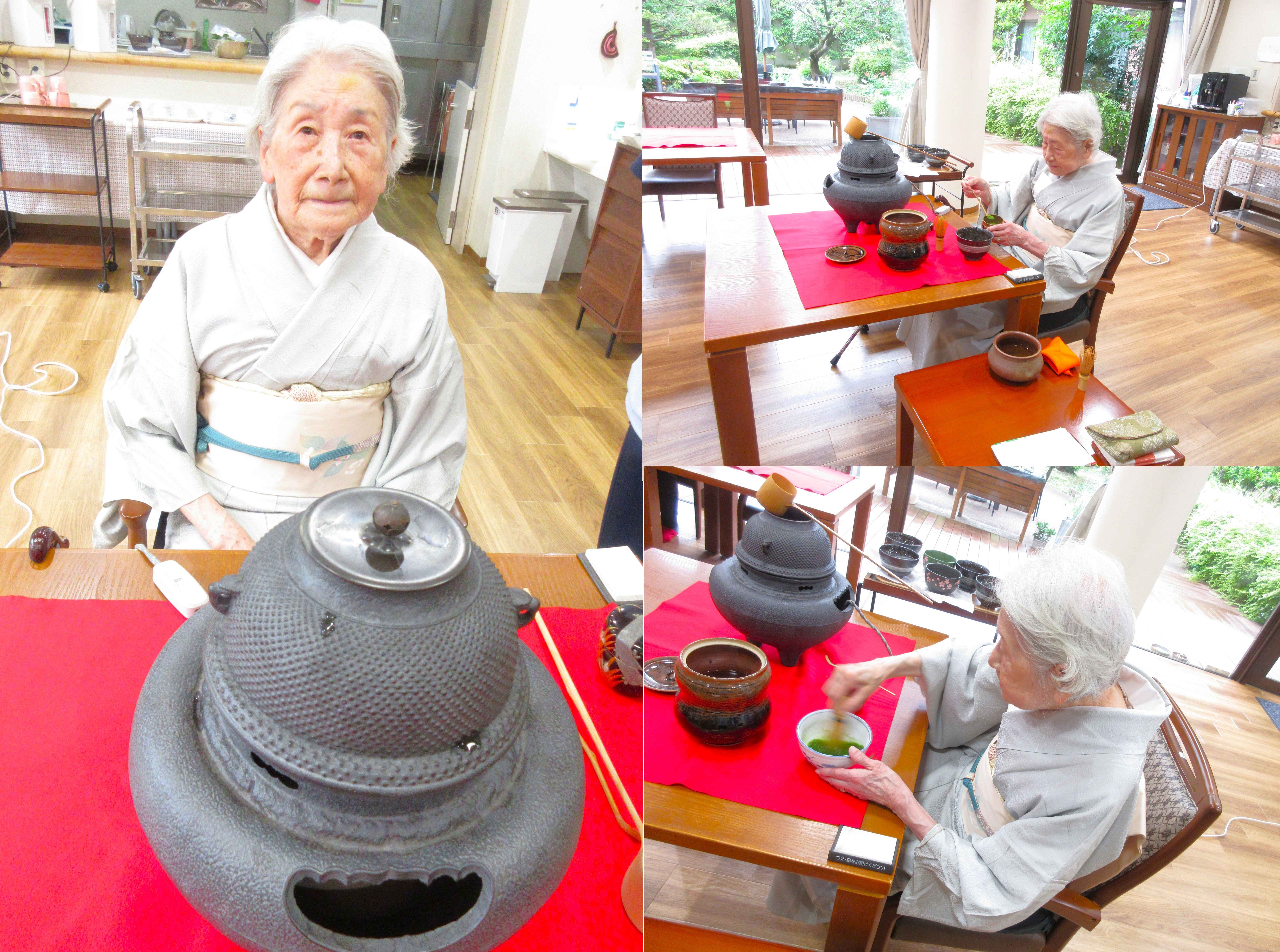 ご入居者ご自身でプロデュースされたお茶会