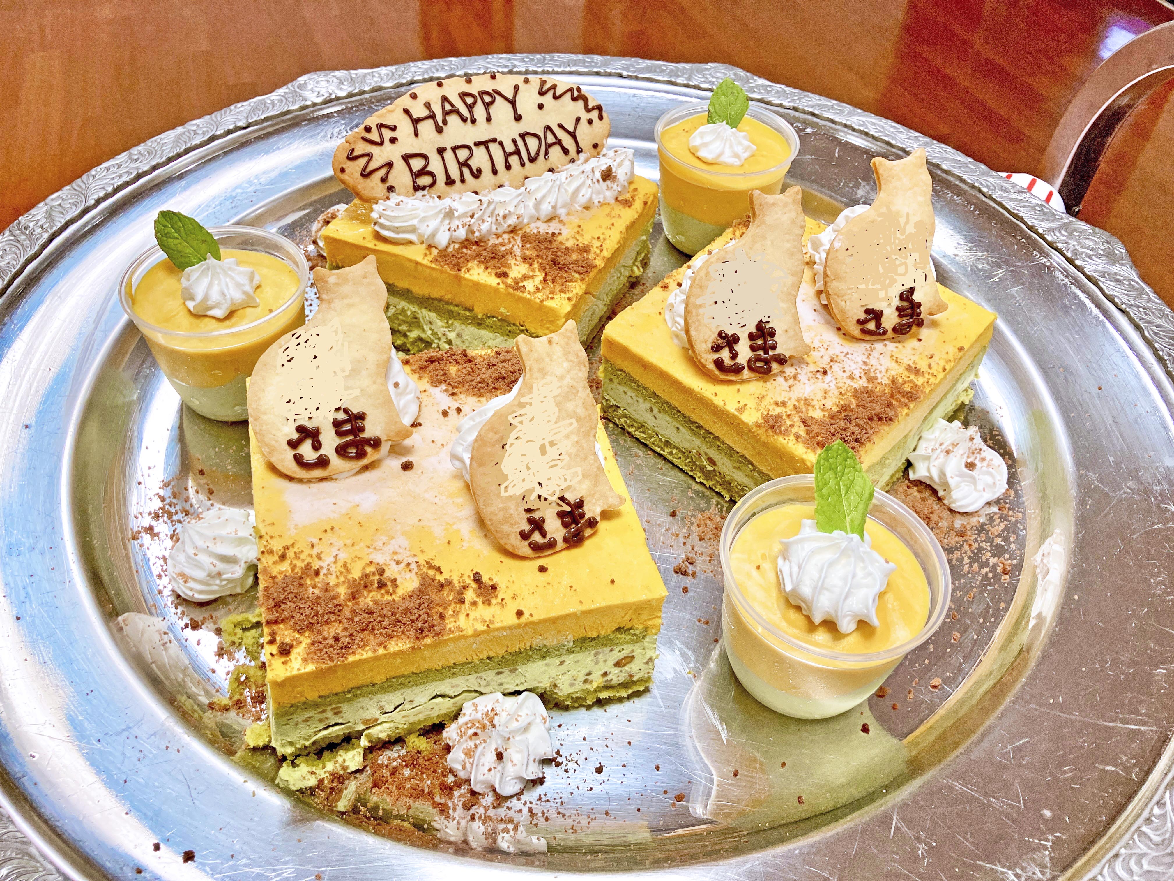 10月お誕生月の特別なランチ&ケーキ