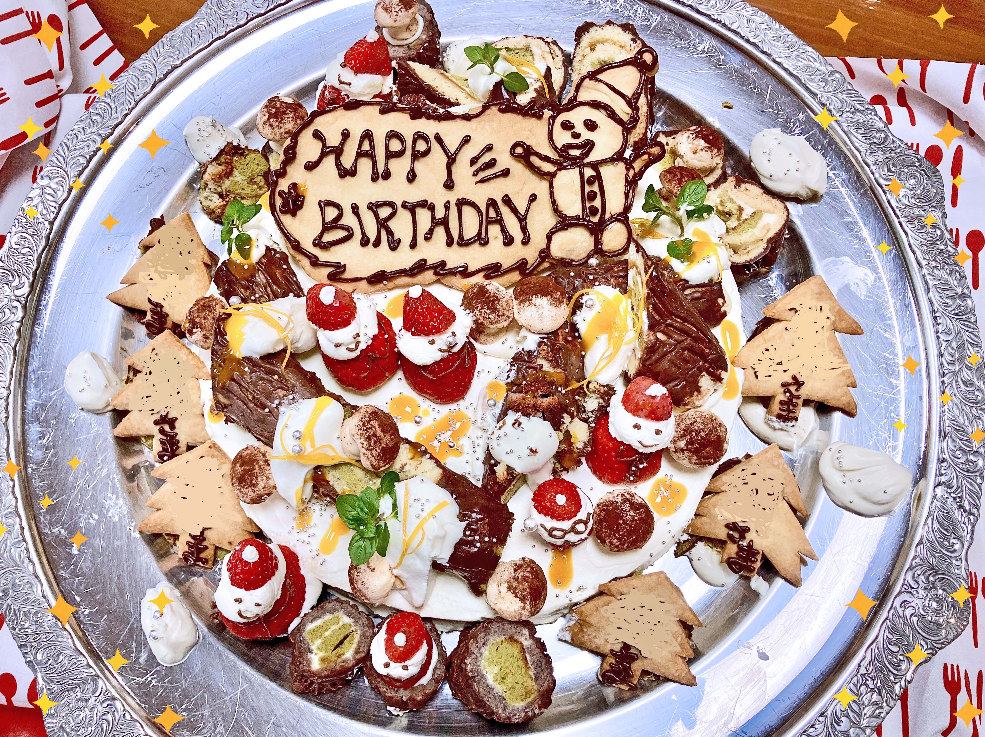 お誕生日の特別ランチ＆ケーキ