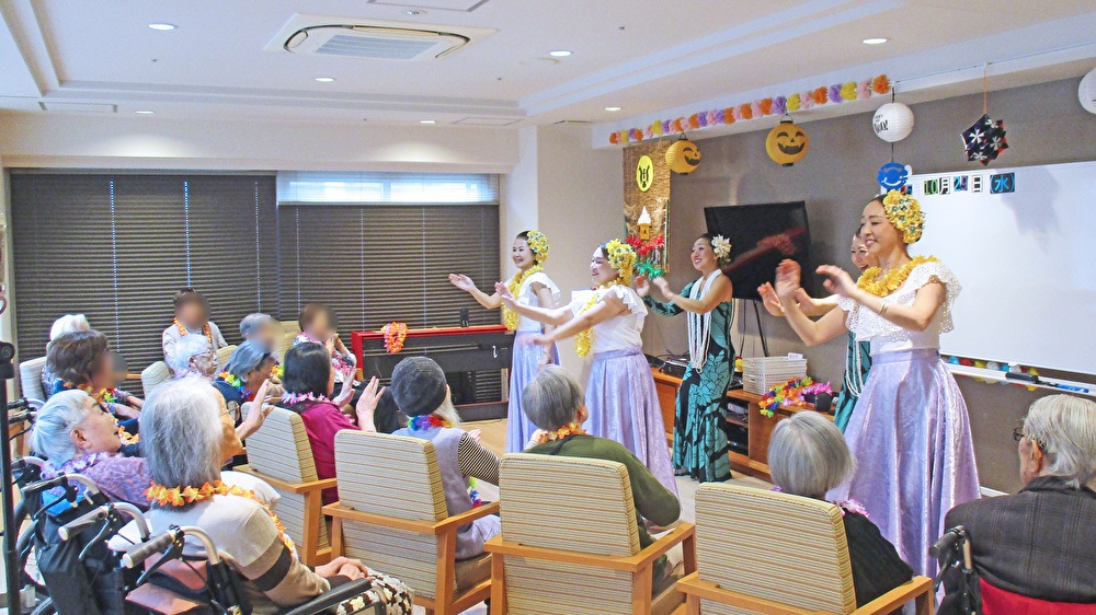 フラダンスのアクティビティ