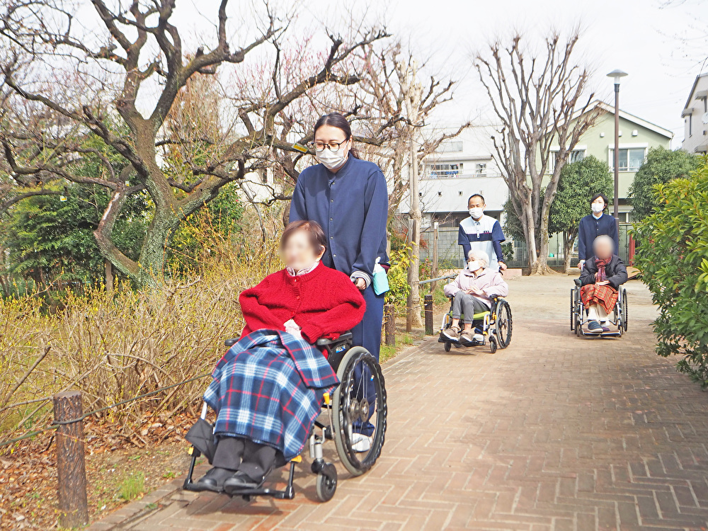 梅林公園でのお花見
