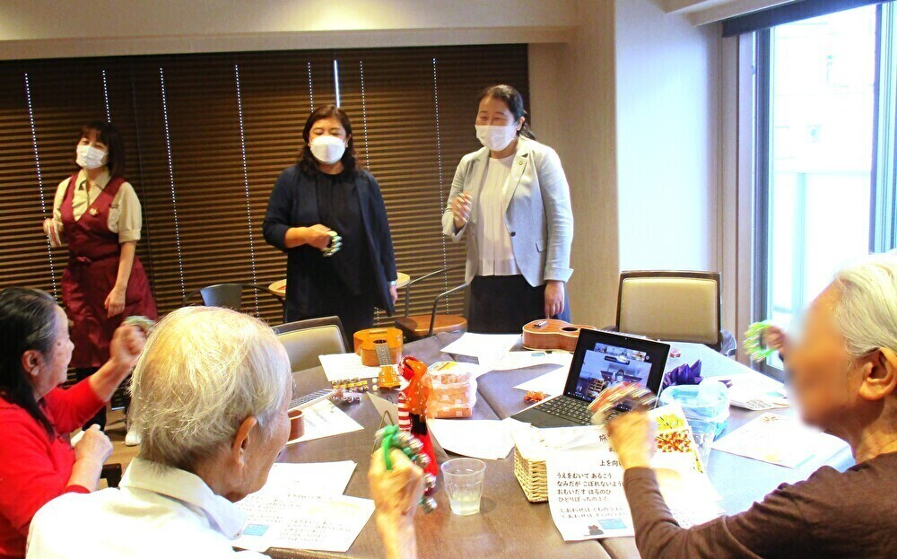 音楽発表会に向けてのウクレレ練習