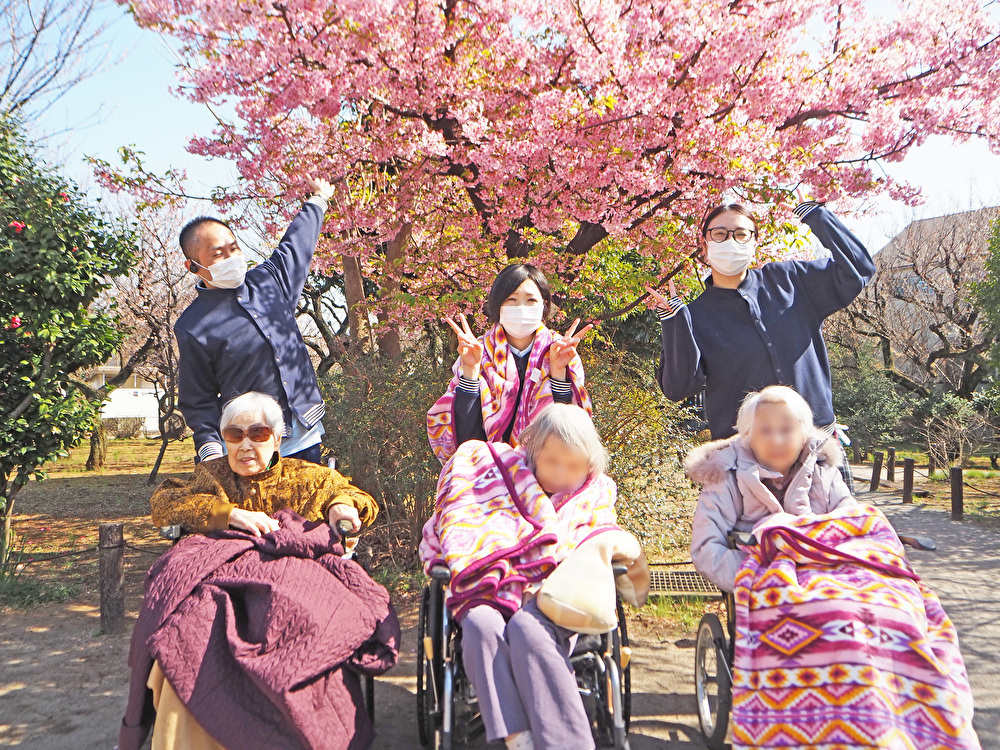 梅林公園でのお花見
