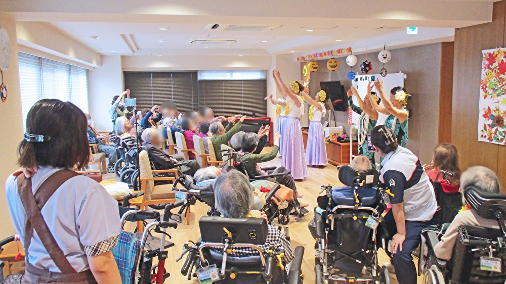 フラダンスのアクティビティ