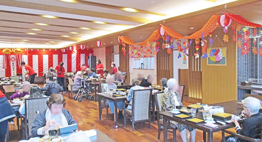 １０周年記念の特別ランチ