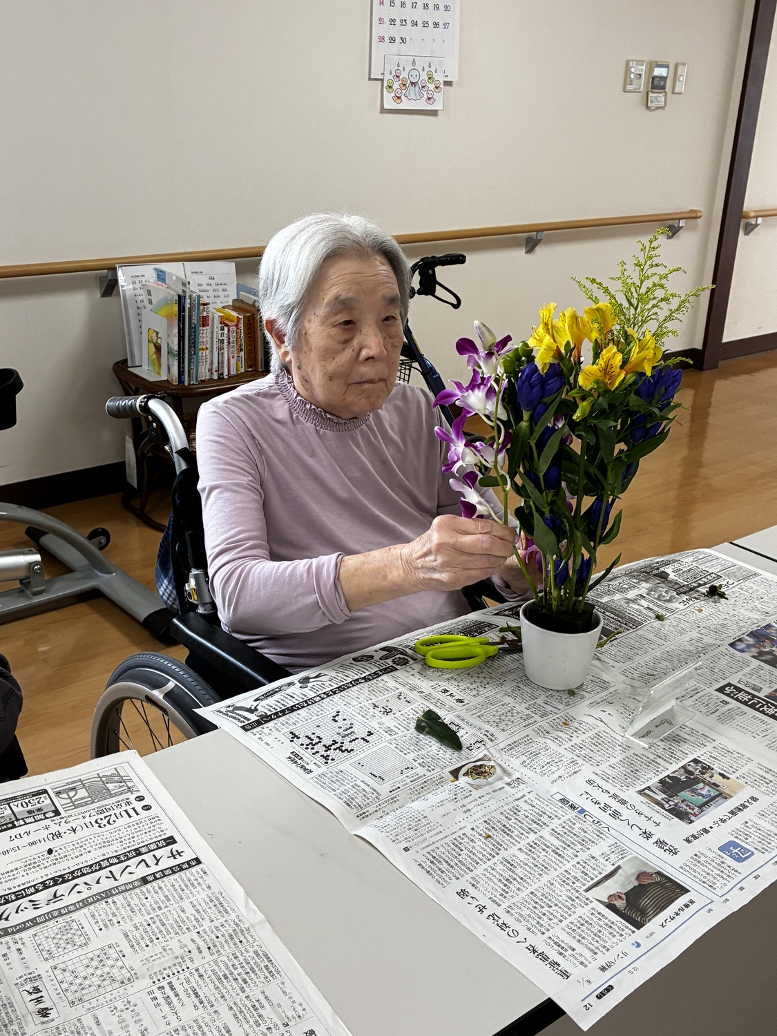 6月フラワーアレンジメントサークル