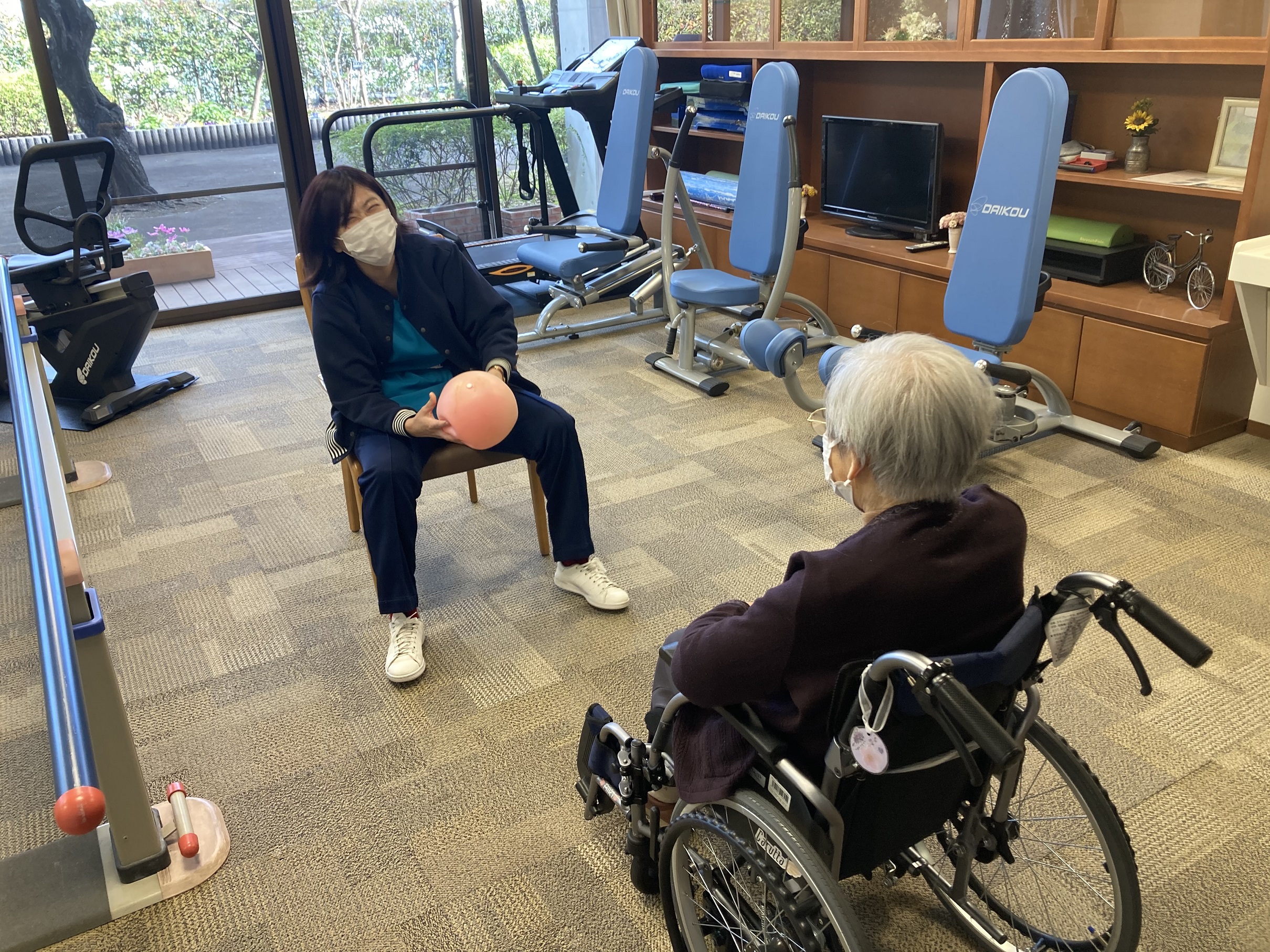 リハビリの一幕