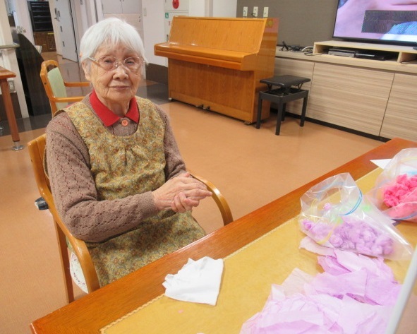1階フロアイベント～紫陽花工作～