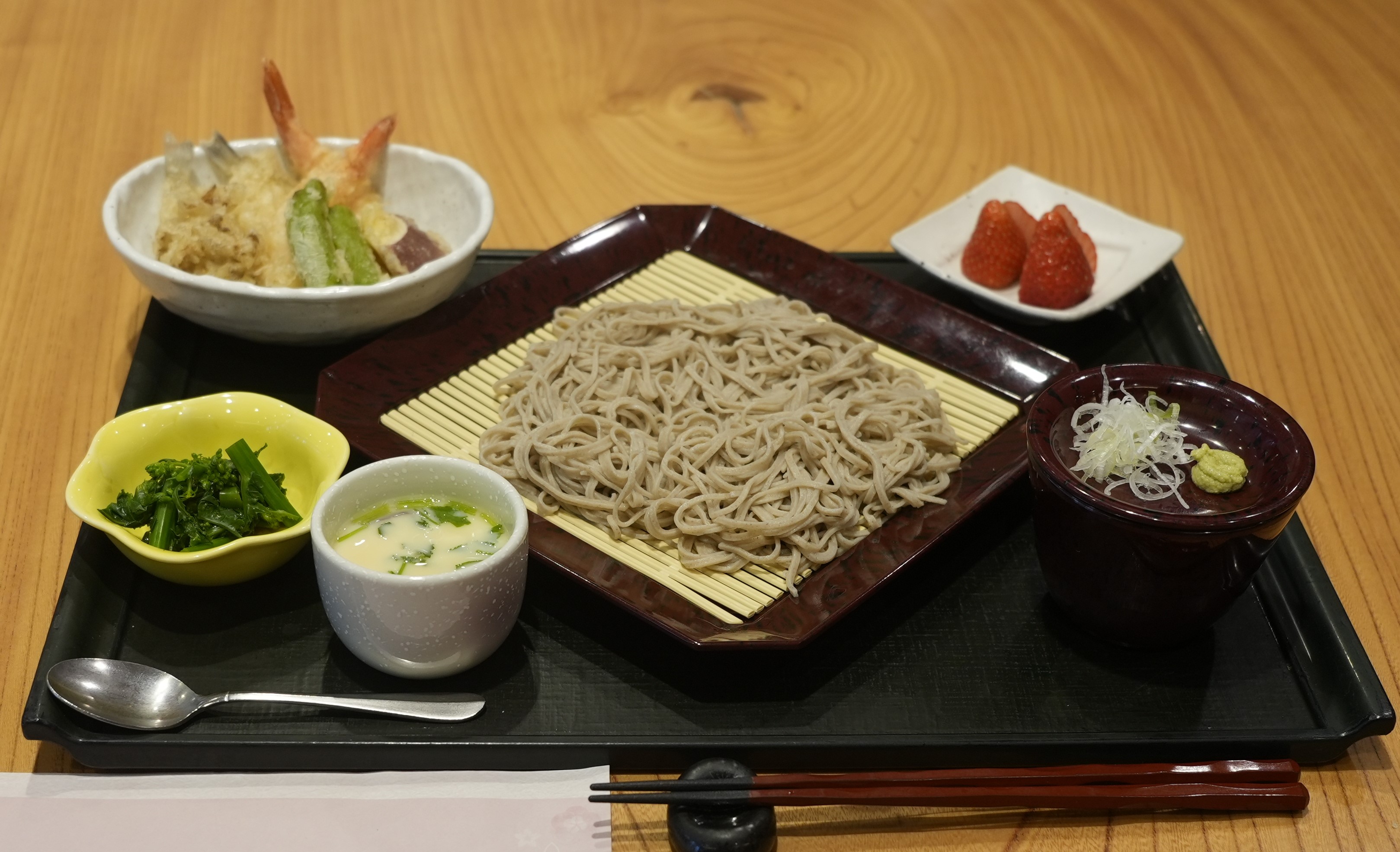 そば打ち実演