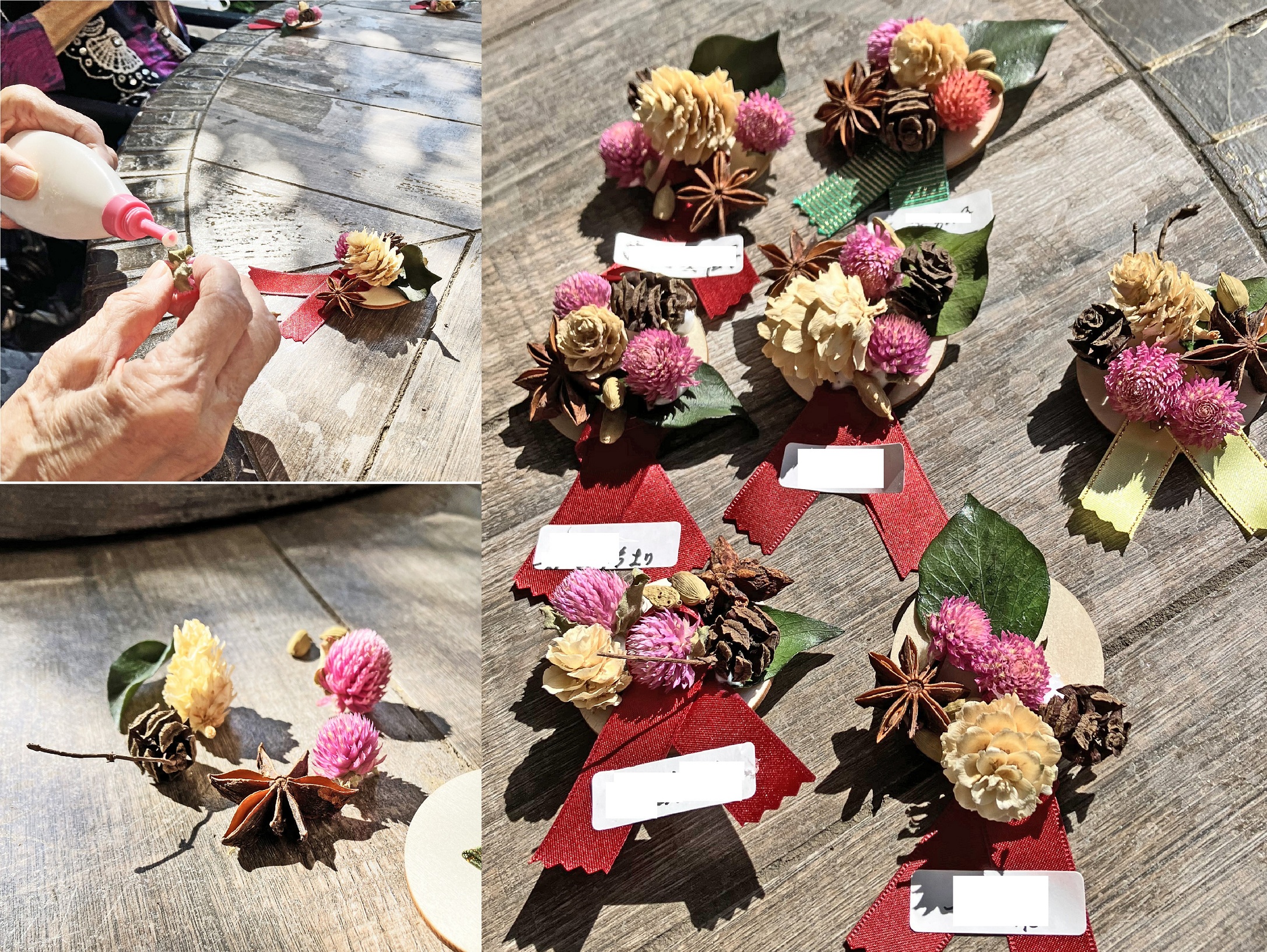 10月「園芸療法レクリエーション」１階フロア