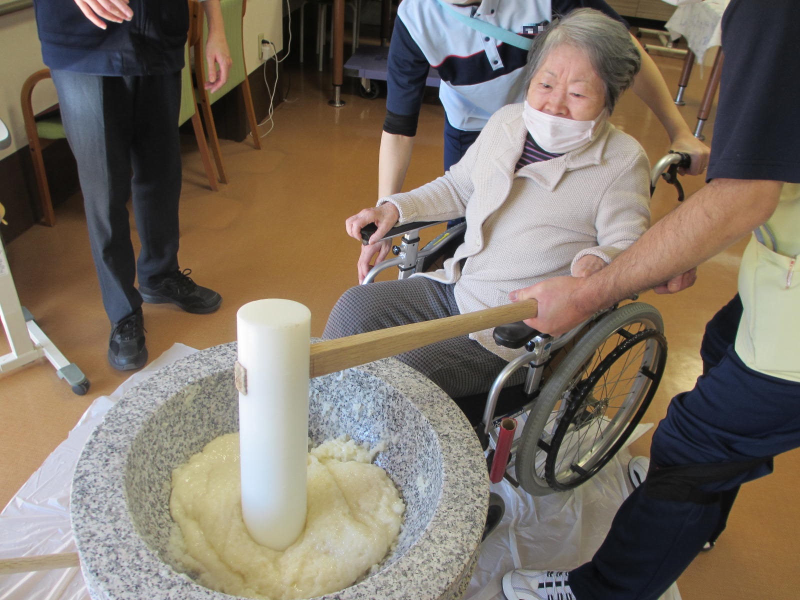 餅つき