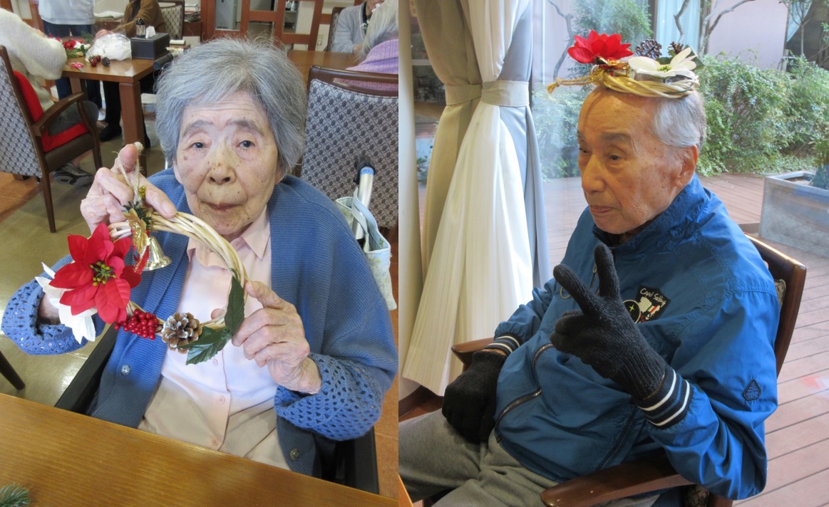 クリスマスリース作り