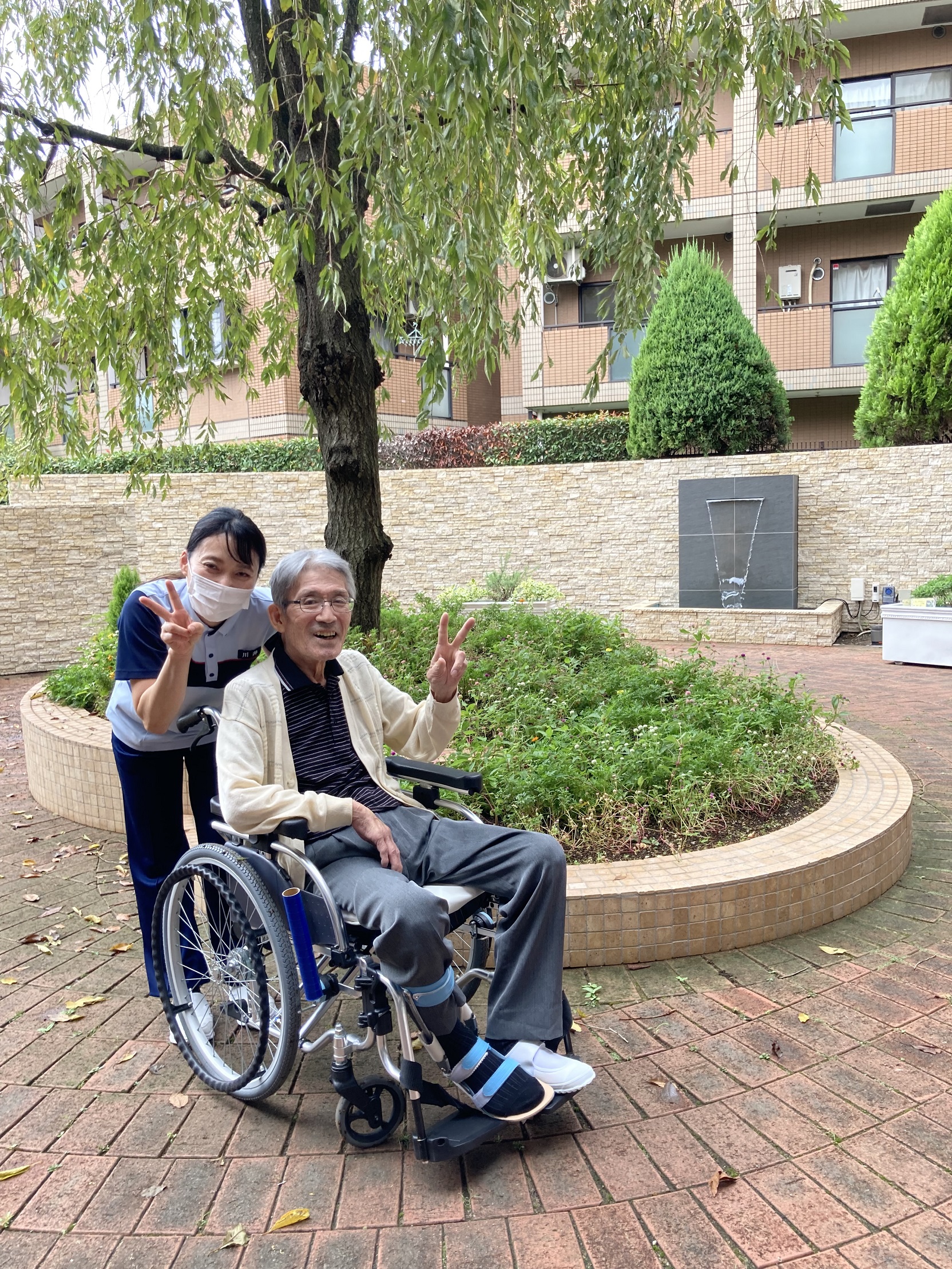 もみの樹・練馬 中庭をリニューアルしました