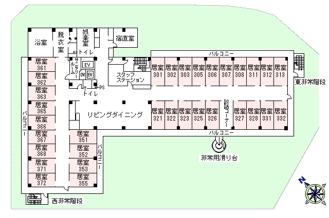 3Fフロアマップ