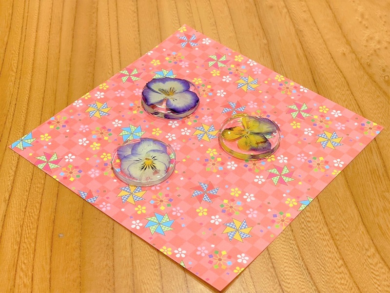 押し花 レジン細工