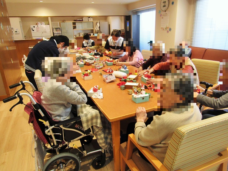 12月20日　クリスマス飾り作り