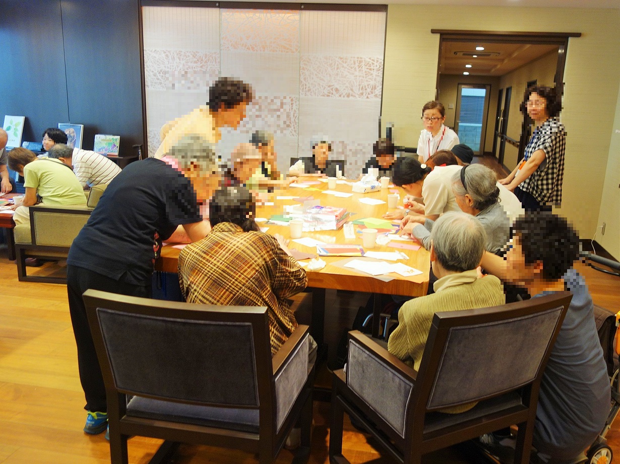 8月16日　「オレンジカフェ（モノづくり）」開催しました。