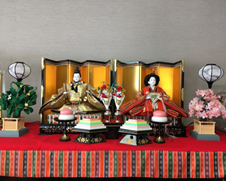 ひな飾り展示