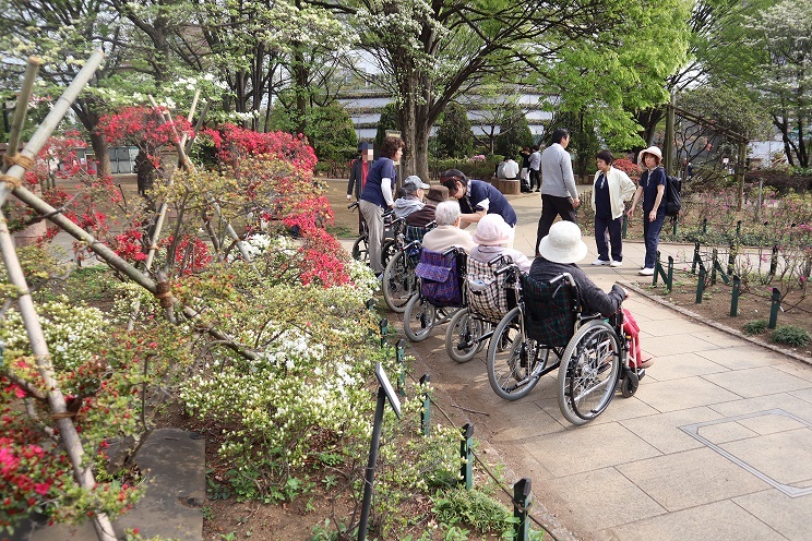 4月19日　つつじ鑑賞