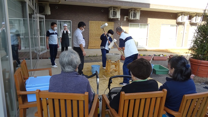 餅つき