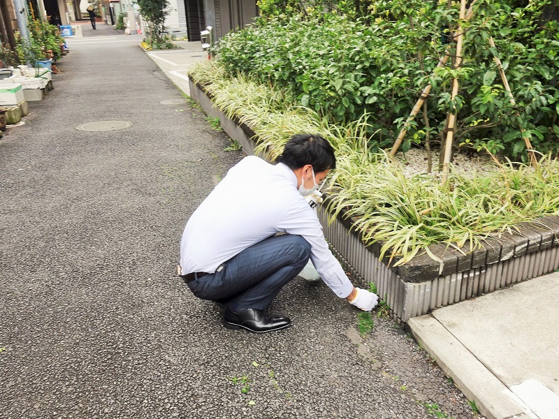 3月9日　地域清掃活動を行いました。