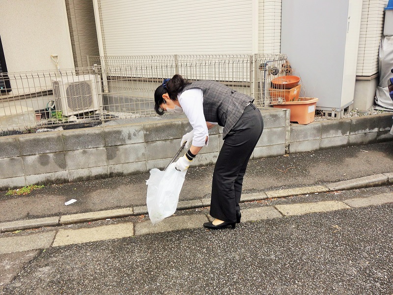 3月9日　地域清掃活動を行いました。